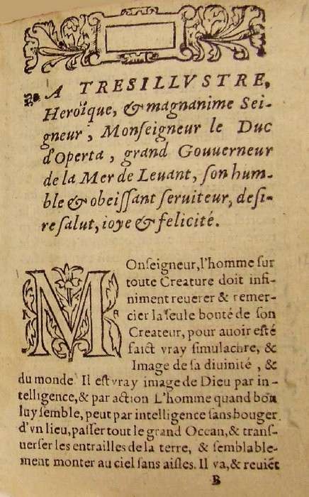 Almanach pour l'an 1561, Regnault